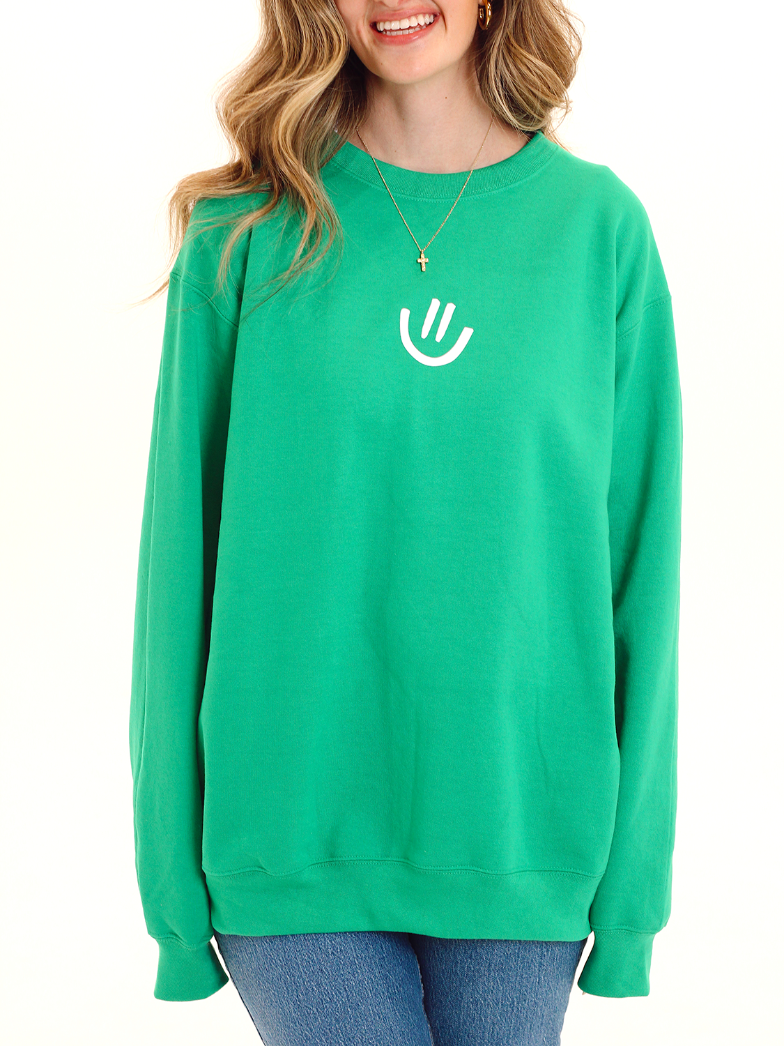 TYJ! GREEN CREWNECK