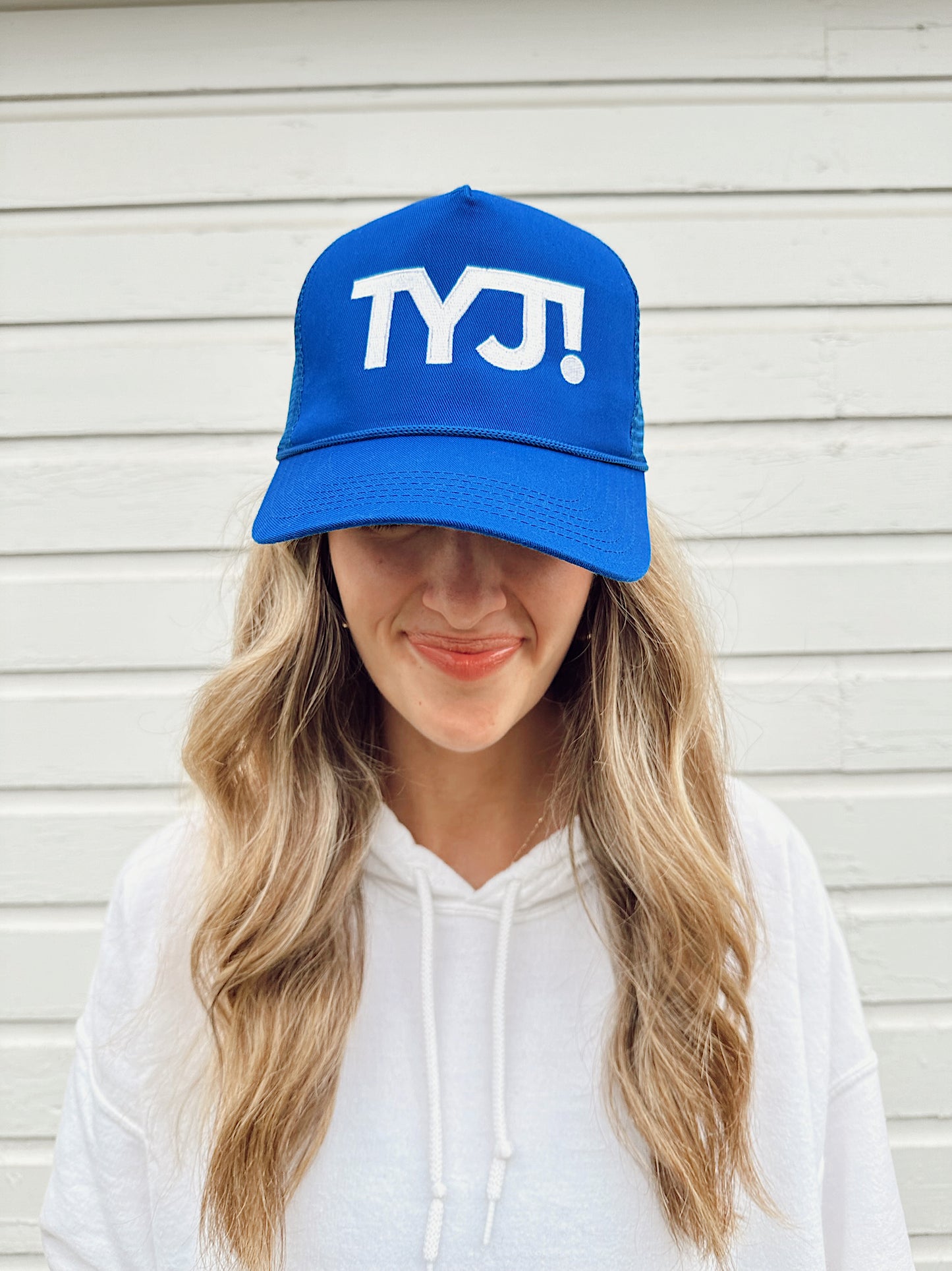 TYJ! ROYAL BLUE TRUCKER HAT