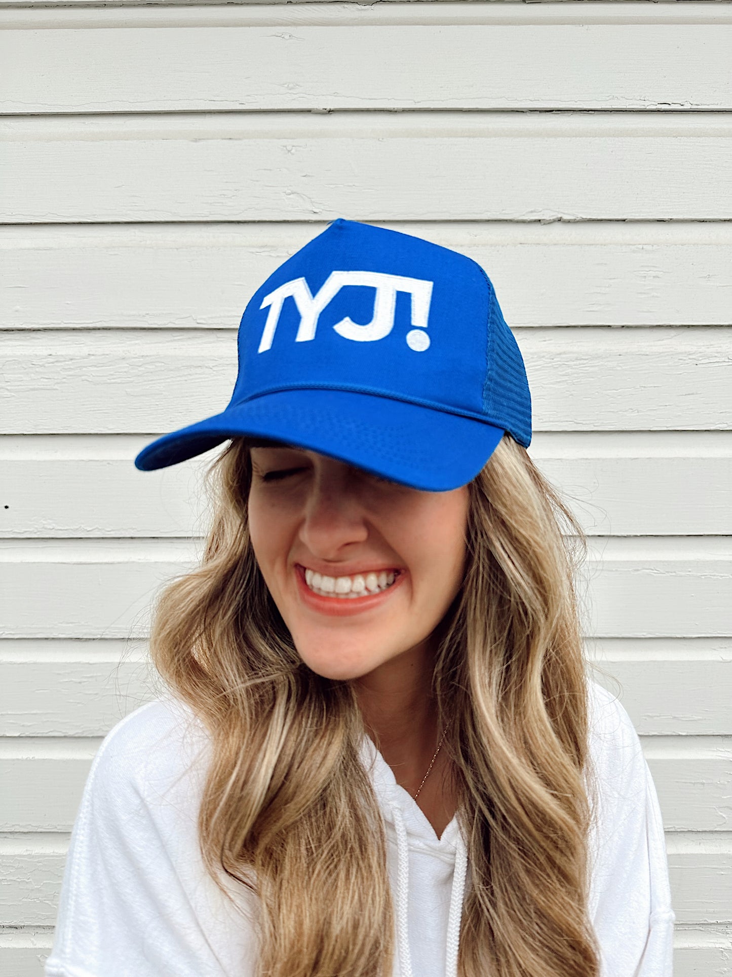 TYJ! ROYAL BLUE TRUCKER HAT