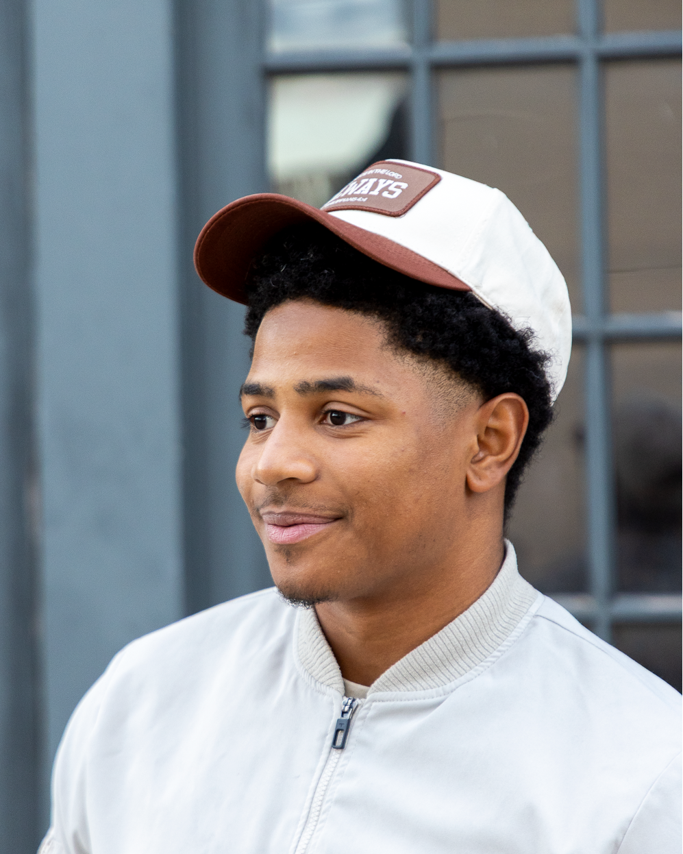 REJOICE TRUCKER HAT (BROWN)